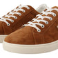 Dolce & Gabbana Elegant Two-Tone Leather Sneakers