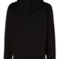 Stunning Hooded Black Cotton Sweatshirt - SEHABRANDS