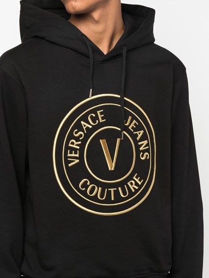 Chic Black Hooded Sweatshirt - SEHABRANDS