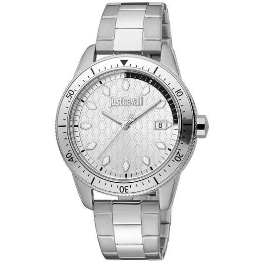 Just Cavalli Silver Men Watch