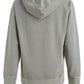 Elegant Grey Cotton Hooded Sweatshirt - SEHABRANDS