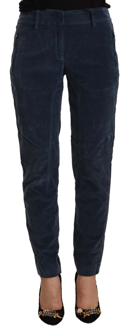 Elegant Tapered Cotton Blend Pants - SEHABRANDS