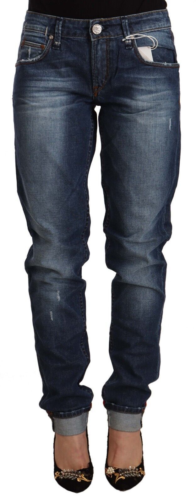 Chic Skinny Fit Cotton Blend Denim - SEHABRANDS