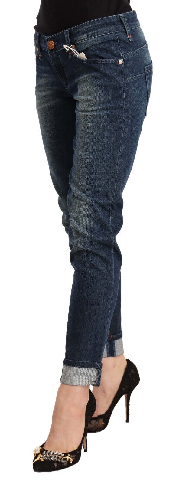 Sophisticated Skinny Blue Jeans - SEHABRANDS