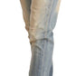 Chic Light Blue Skinny Cotton Jeans - SEHABRANDS