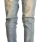 Chic Light Blue Skinny Cotton Jeans - SEHABRANDS