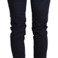 Chic Low Waist Skinny Denim in Blue - SEHABRANDS