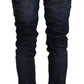 Chic Slim Fit Blue Washed Denim - SEHABRANDS