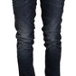 Chic Slim Fit Blue Washed Denim - SEHABRANDS