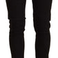 Sleek Skinny Low Waist Black Jeans - SEHABRANDS