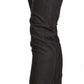 Chic Mid Waist Skinny Black Jeans - SEHABRANDS