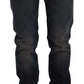 Sleek Black Washed Skinny Jeans - SEHABRANDS