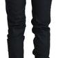 Chic Low Waist Skinny Black Denim - SEHABRANDS