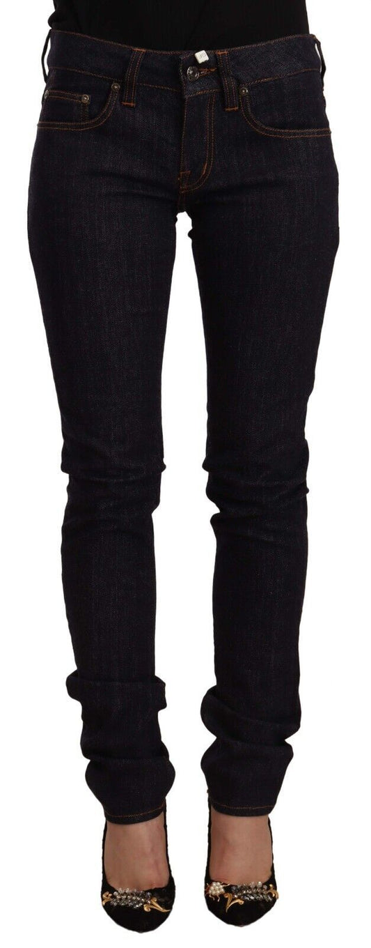 Chic Black Slim Fit Designer Jeans - SEHABRANDS