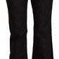 Sleek Mid Waist Bootcut Designer Jeans - SEHABRANDS