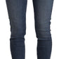 Chic Slim Fit Blue Washed Jeans - SEHABRANDS