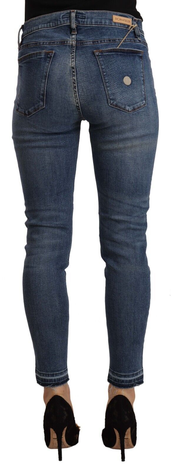 Chic Slim Fit Blue Washed Jeans - SEHABRANDS