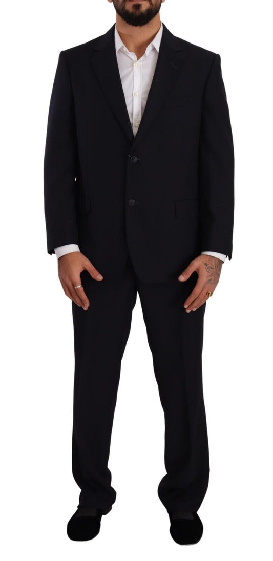 Elegant Black Two-Piece Suit Ensemble - SEHABRANDS