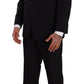 Elegant Two-Piece Black Suit Ensemble - SEHABRANDS