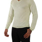 Elegant Silk V-Neck Pullover Sweater - SEHABRANDS