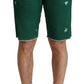 Dolce & Gabbana Chic Green Denim Bermuda Shorts