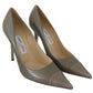 Elegant Pebble Green Pointed Toe Pumps - SEHABRANDS