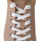 Powder Pink Nappa Leather Sneakers - SEHABRANDS