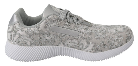 Silver Gleam Runner Joice Sneakers - SEHABRANDS