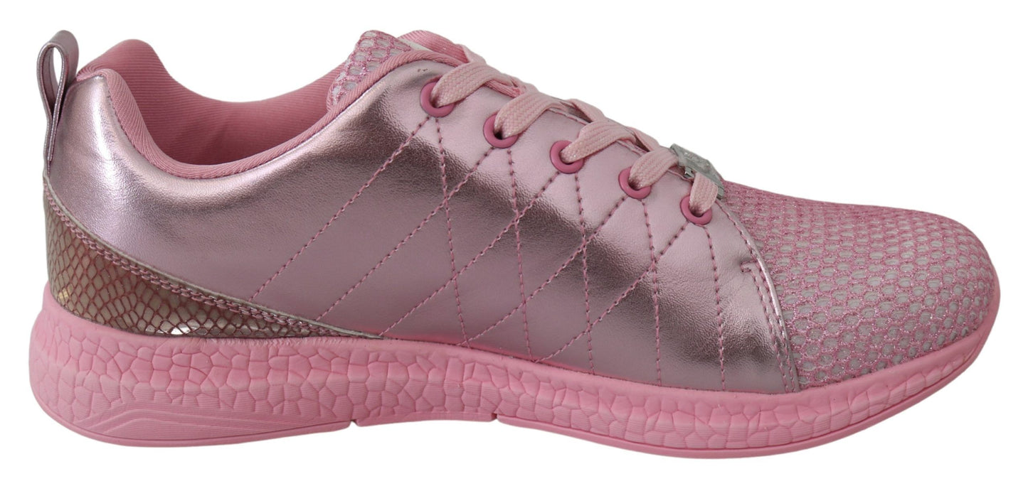 Chic Pink Blush Runner Gisella Sneakers - SEHABRANDS