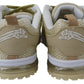 Exquisite Gold Polyester Sport Sneakers - SEHABRANDS