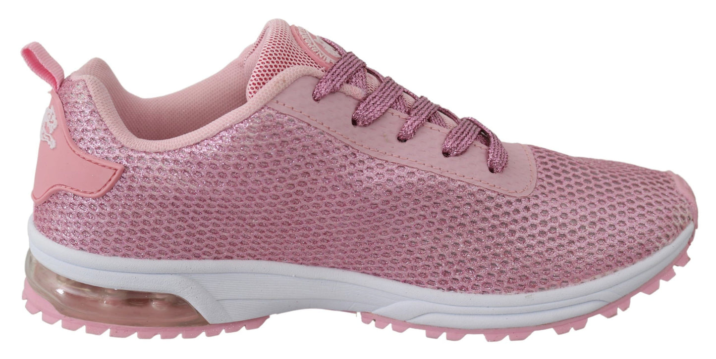 Chic Powder Pink High-Craft Sneakers - SEHABRANDS