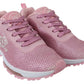 Chic Powder Pink High-Craft Sneakers - SEHABRANDS