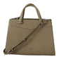 Enchanting Sage Green Leather Tote - SEHABRANDS