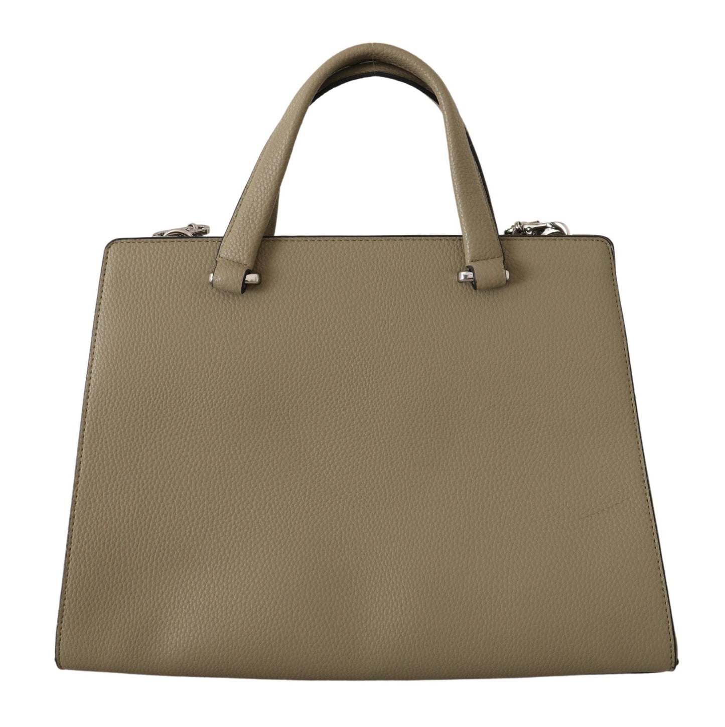 Enchanting Sage Green Leather Tote - SEHABRANDS