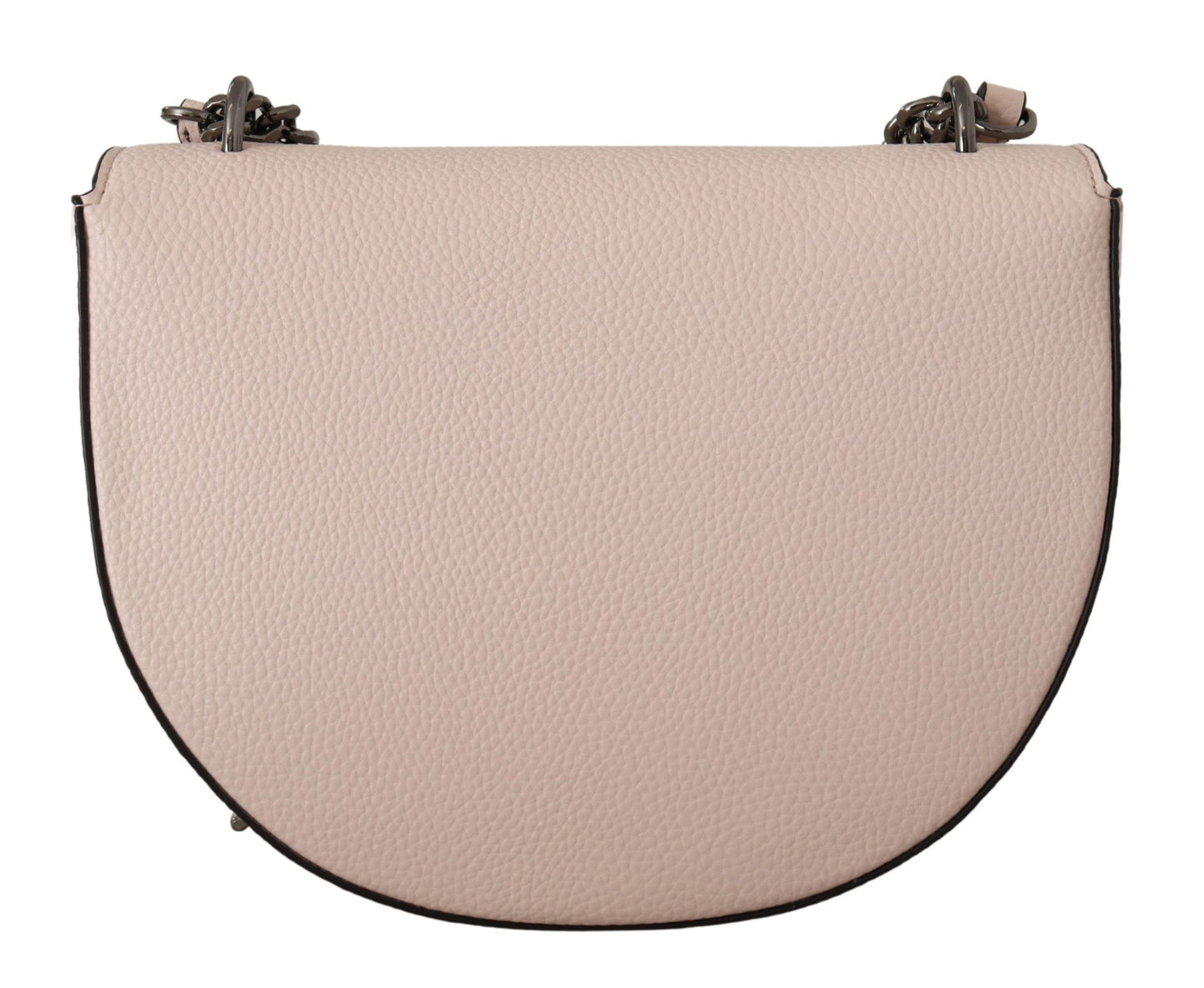 Elegant Mauve Light Pink Leather Shoulder Bag - SEHABRANDS