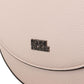 Elegant Mauve Light Pink Leather Shoulder Bag - SEHABRANDS