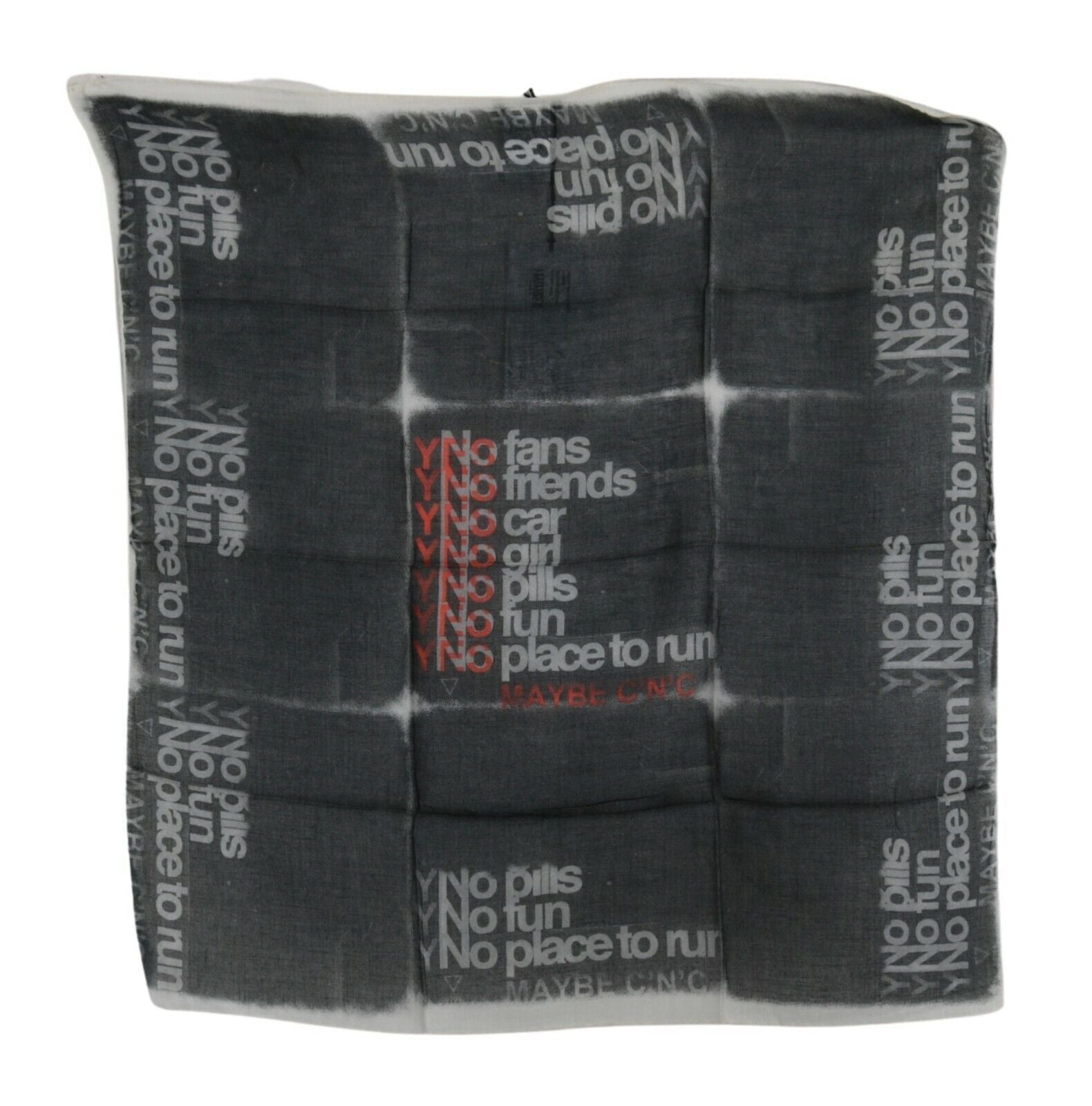 Monochrome Wool-Blend Scarf Bandana - SEHABRANDS