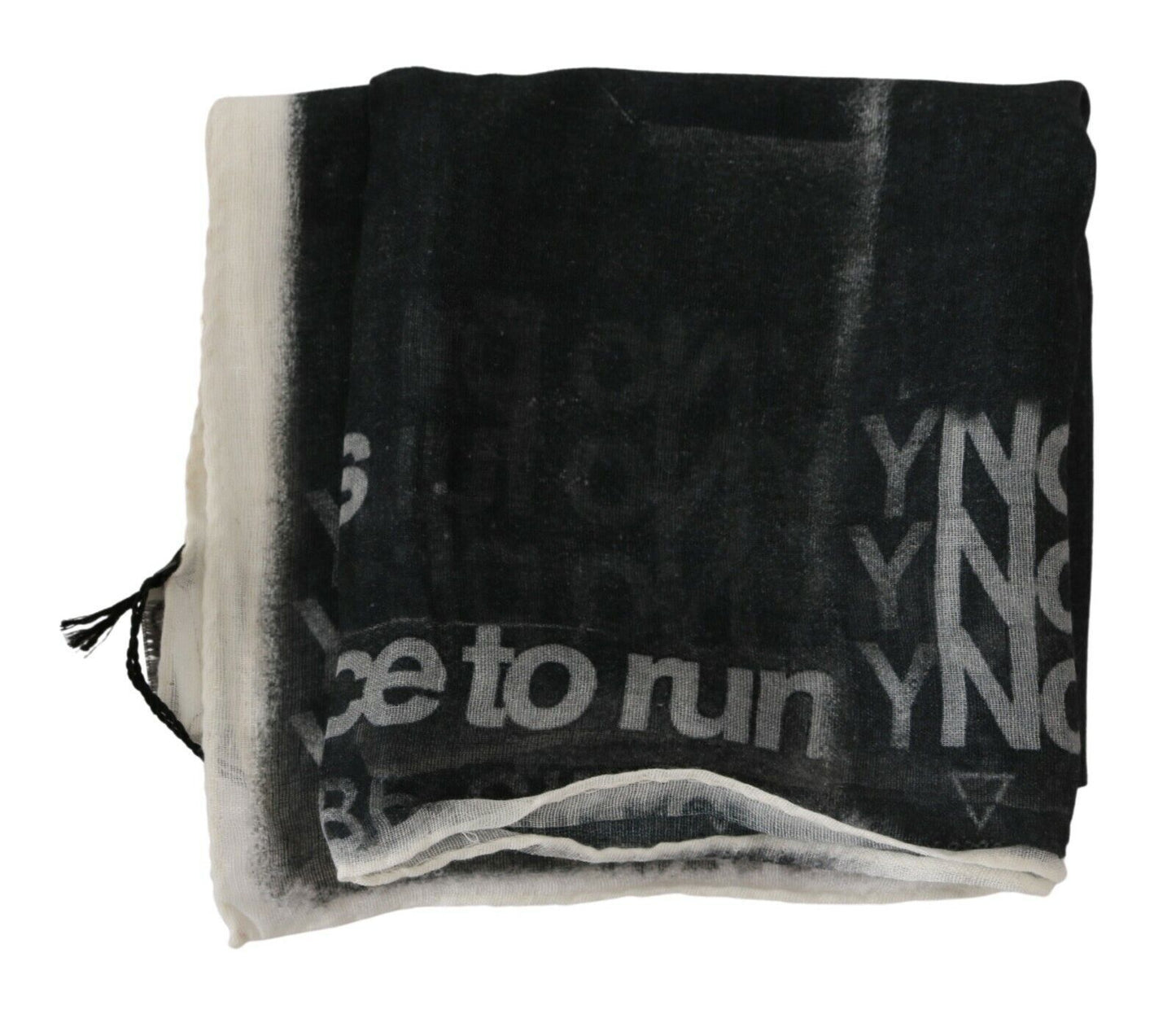 Monochrome Wool-Blend Scarf Bandana - SEHABRANDS