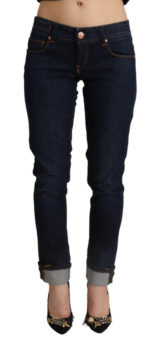 Slim Fit Dark Blue Denim Elegance - SEHABRANDS