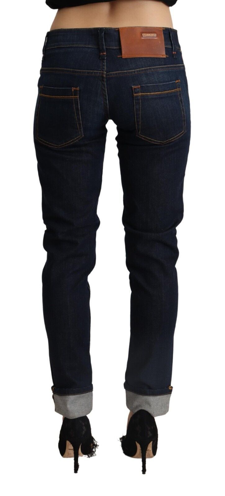 Slim Fit Dark Blue Denim Elegance - SEHABRANDS