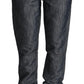 Elegant Mid Waist Straight Cut Denim - SEHABRANDS