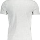 Gray Cotton Men T-Shirt - SEHABRANDS