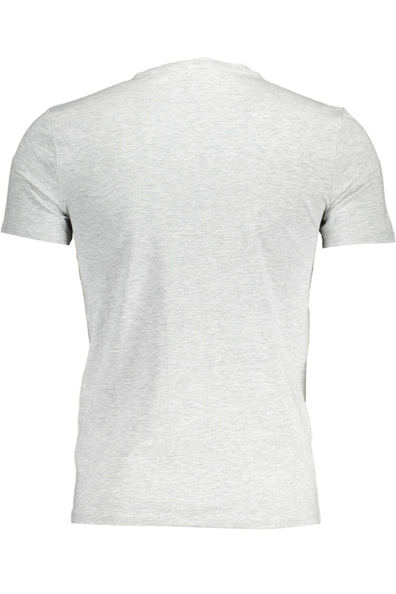 Gray Cotton Men T-Shirt - SEHABRANDS