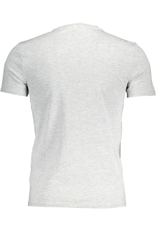 Gray Cotton Men T-Shirt - SEHABRANDS