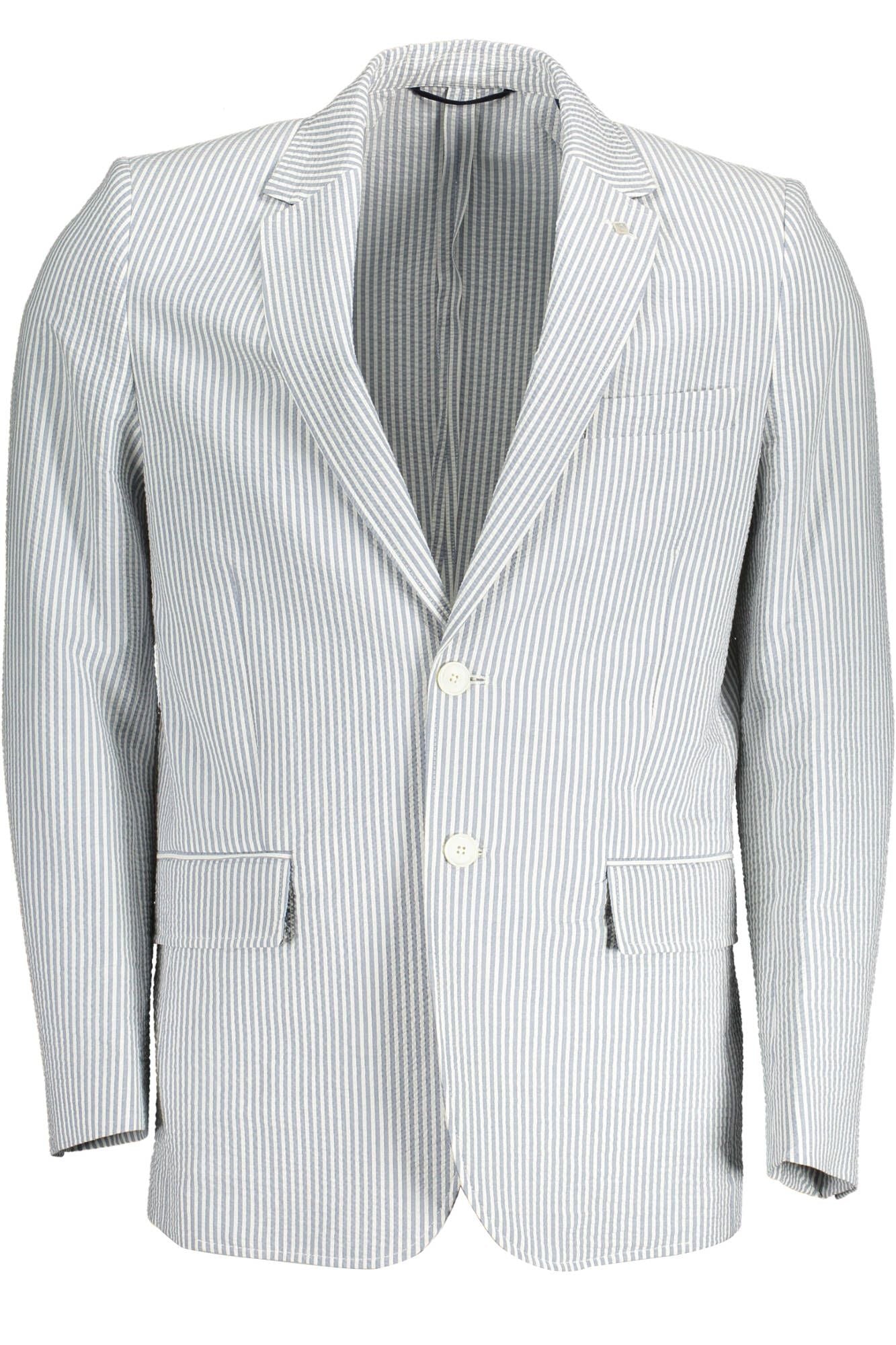 White Cotton Men Jacket - SEHABRANDS