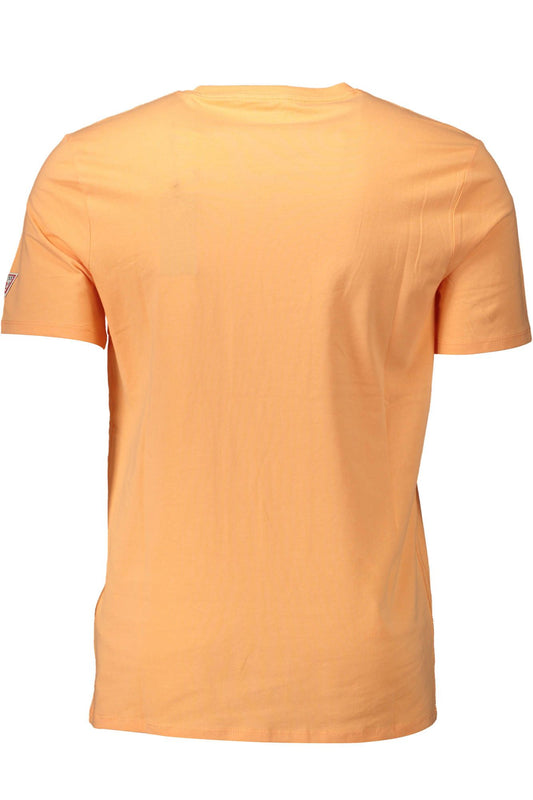 Orange Cotton Men T-Shirt - SEHABRANDS