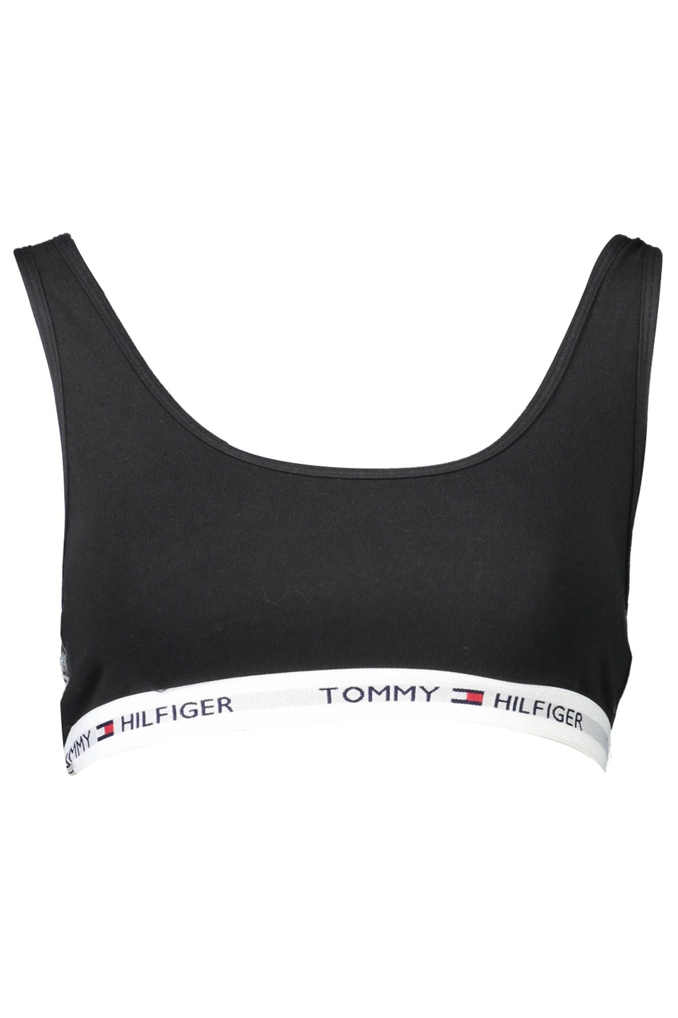 Black Cotton Women Sports Bra - SEHABRANDS