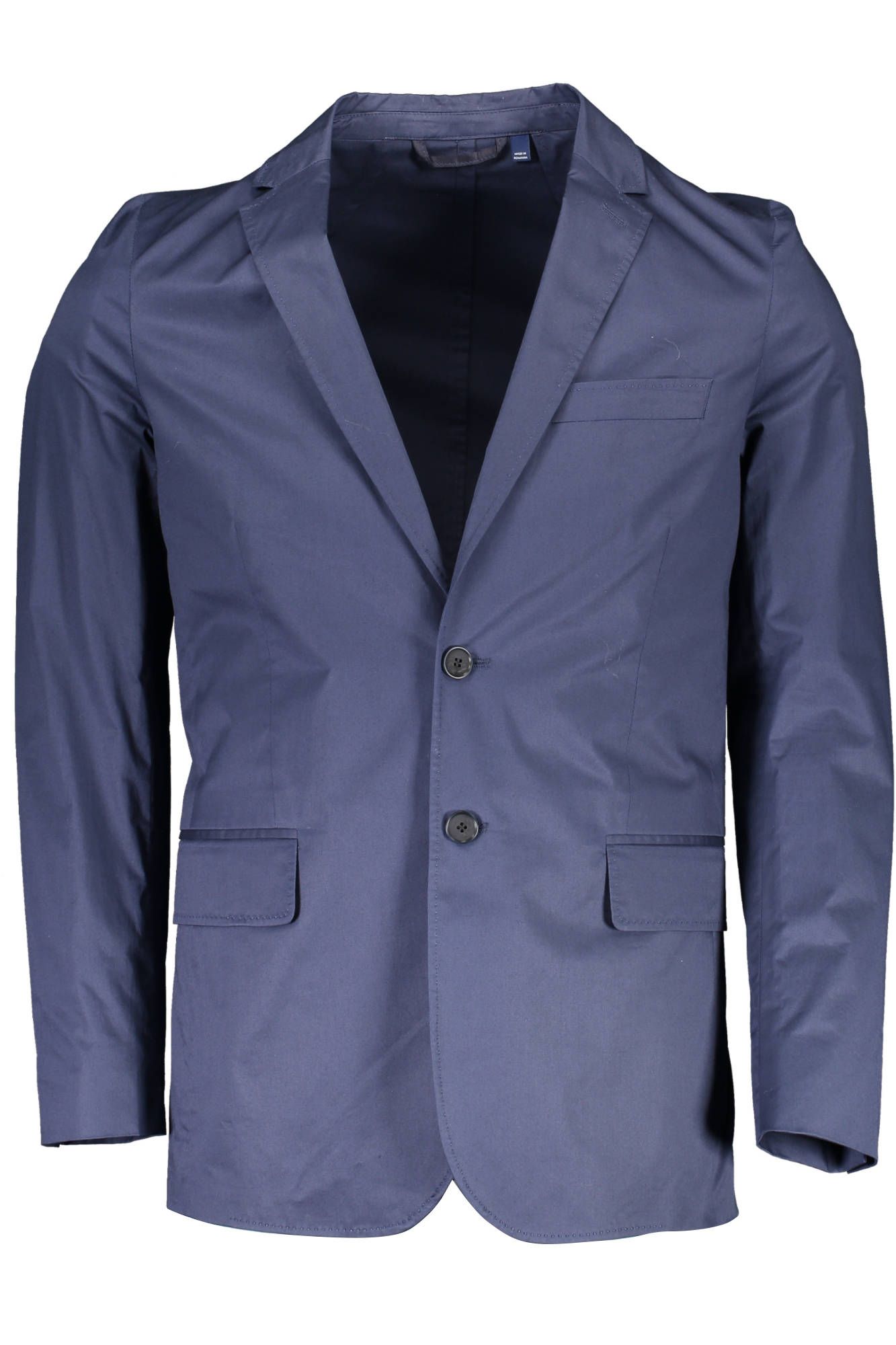 Blue Cotton Men Jacket - SEHABRANDS