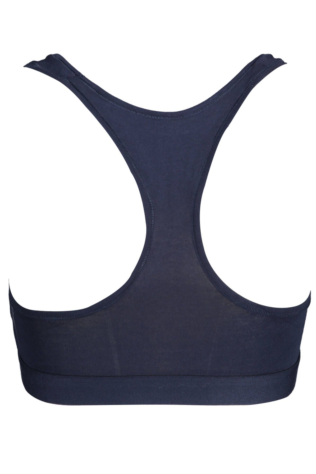 Blue Cotton Women Sports Bra - SEHABRANDS