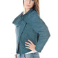 Green Polyamide Women Jacket - SEHABRANDS